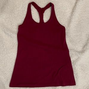 Lululemon Swiftly Maroon Tank